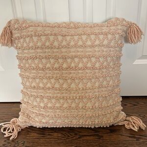 Magnolia Home Pink Detailed Pillow